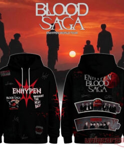 Enhypen Special Edition Hoodie Blood Saga Tour 2026 Members Signed