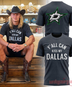 Erling Haaland Dallas Stars Y’all Can Kiss My Dallas Tee