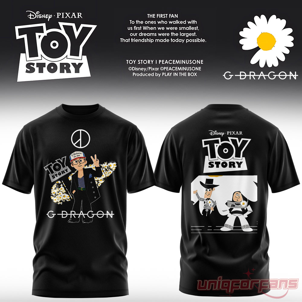 G-Dragon × Toy Story 5 Woody & Buzz Special Edition T-Shirt G-Dragon × Toy Story 5 Woody & Buzz Special Edition T-Shirt