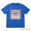 George Kittle San Francisco 49ers Wrigley Field At Chicago Cubweiser Shirt front view on royal blue t-shirt