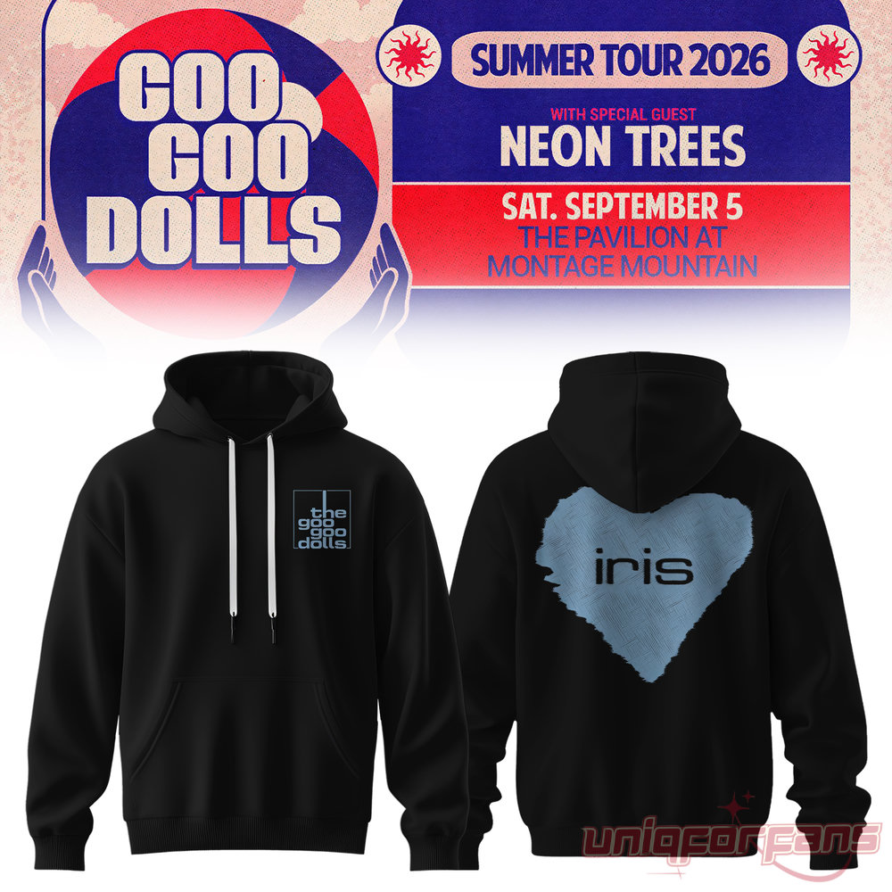 Goo Goo Dolls – Summer 2026 Tour Limited Hoodie Goo Goo Dolls – Summer 2026 Tour Limited Hoodie
