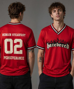 Hatebreed The Summer Slaughter Tour 2026 Remain Steadfast Perseverance Special Football Jersey