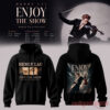 Henry Lau Enjoy The Show World Tour Signature Hoodie, black hoodie with close-up eyes print and concert back graphic