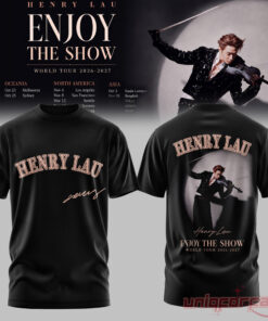 Henry Lau Enjoy The Show World Tour Vintage T-Shirt Edition Henry Lau Enjoy The Show World Tour Vintage T-Shirt Edition