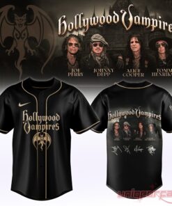 Hollywood Vampires Tour 2026 Baseball Jersey Signed Collection Hollywood Vampires Tour 2026 Baseball Jersey Signed Collection