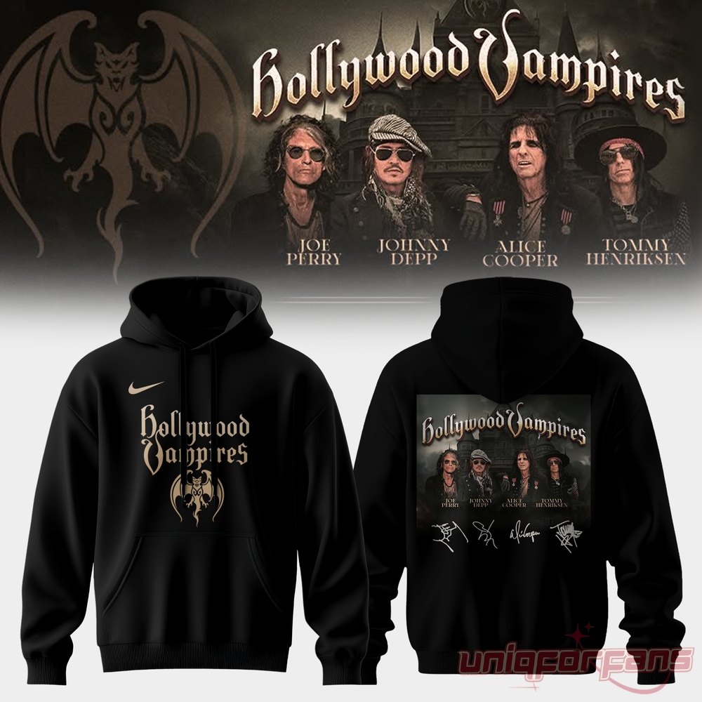 Hollywood Vampires World Tour Signed Hoodie Collection 2026 Hollywood Vampires World Tour Signed Hoodie Collection 2026