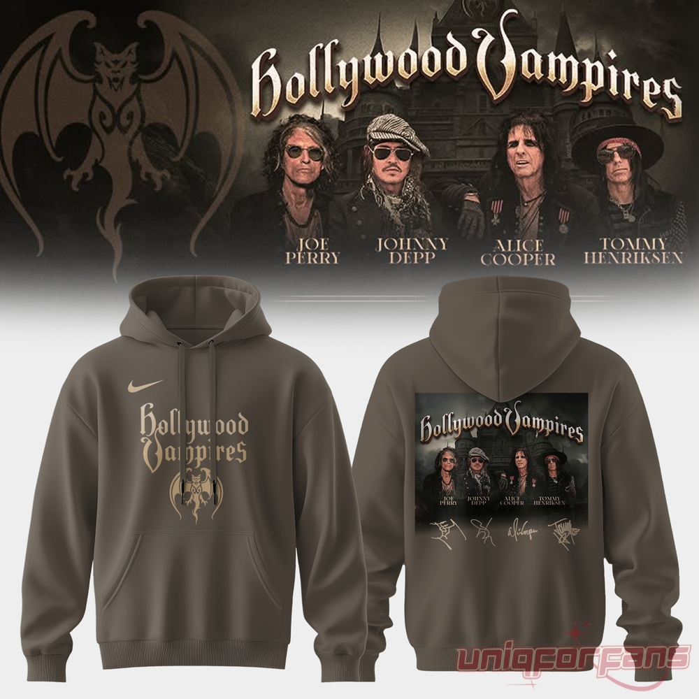 Hollywood Vampires World Tour Signed Hoodie Collection 2026 Hollywood Vampires World Tour Signed Hoodie Collection 2026