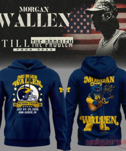 Morgan Wallen x Michigan Wolverines Football Still The Problem Tour 2026 Hoodie Morgan Wallen x Michigan Wolverines Football Still The Problem Tour 2026 Hoodie