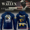 Morgan Wallen x Michigan Wolverines Football Still The Problem Tour 2026 Hoodie, navy pullover with The Big House text