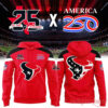 Houston Texans 25th Season Anniversary Pullover Hoodie