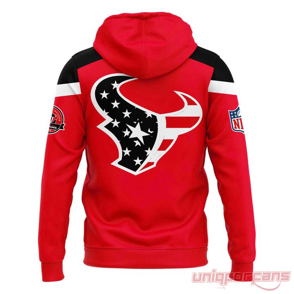 Houston Texans 25th Season x America 250 Patriotic Graphic Hoodie Houston Texans 25th Season x America 250 Patriotic Graphic Hoodie