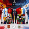 IShowSpeed World Cup 2026 Mashup Jersey featuring Spain vs Argentina theme with national flag collage design