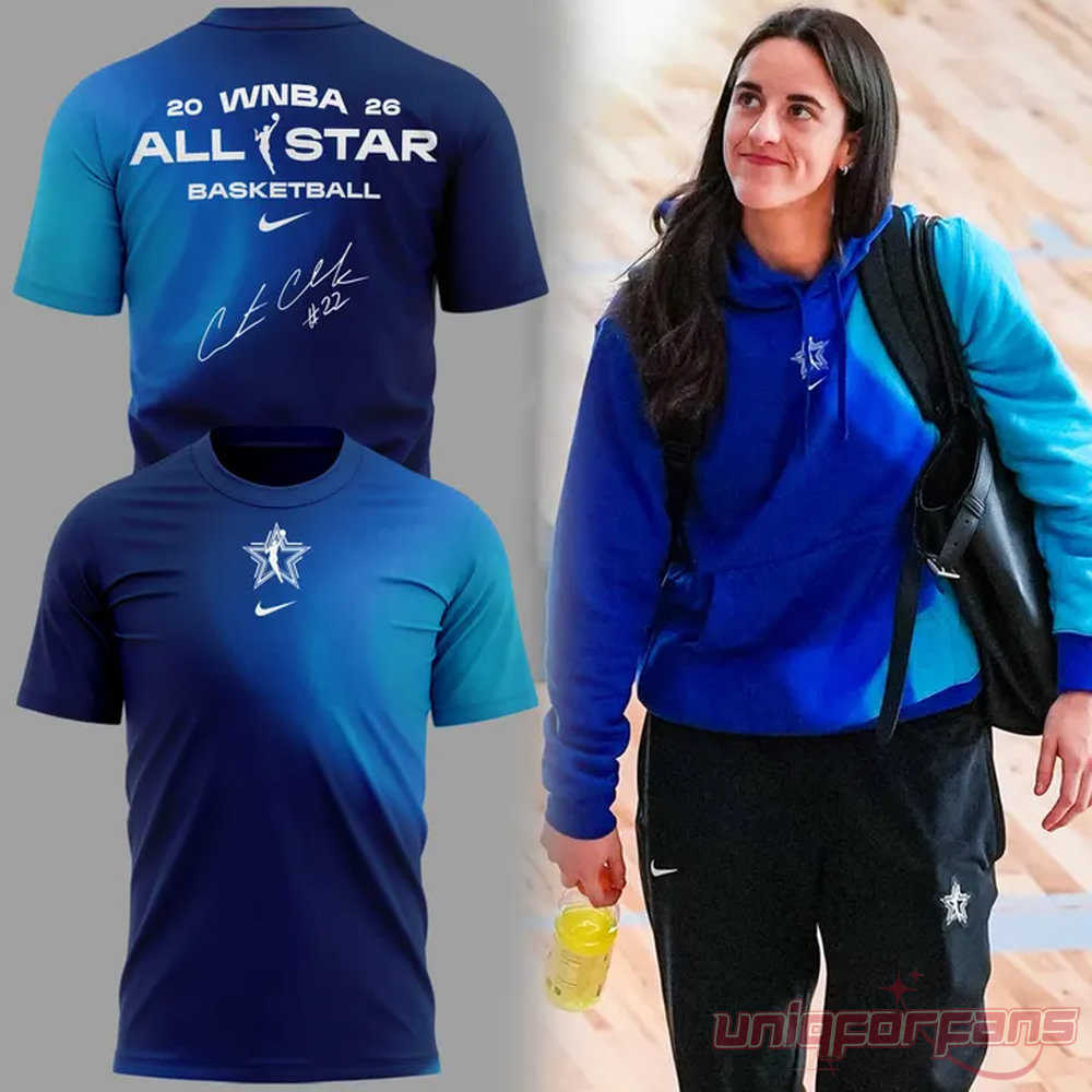 Indiana Fever 2026 WNBA All-Star Basketball Signature T-Shirt Indiana Fever 2026 WNBA All-Star Basketball Signature T-Shirt