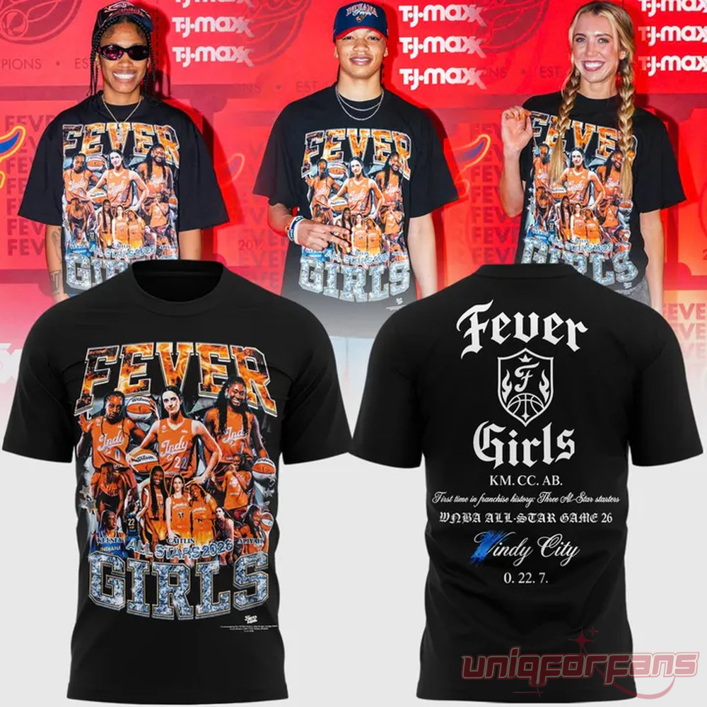 Indiana Fever Girls All Stars 2026 Windy City T-shirt Indiana Fever Girls All Stars 2026 Windy City T-shirt