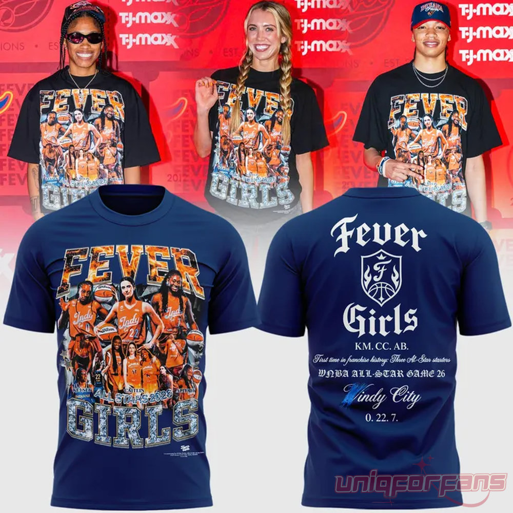 Indiana Fever Girls All Stars 2026 Windy City T-shirt Indiana Fever Girls All Stars 2026 Windy City T-shirt