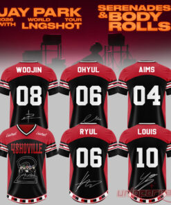JAY PARK 2026 World Tour x LNGSHOT “Serenades & Body Rolls” Members Signature Football Jersey JAY PARK 2026 World Tour x LNGSHOT “Serenades & Body Rolls” Members Signature Football Jersey
