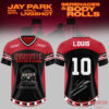 JAY PARK 2026 World Tour x LNGSHOT Serenades & Body Rolls Members Signature Football Jersey, Louis 10 edition