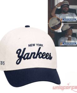 Jalen Brunson New York Yankees Knicks In 5 Cap