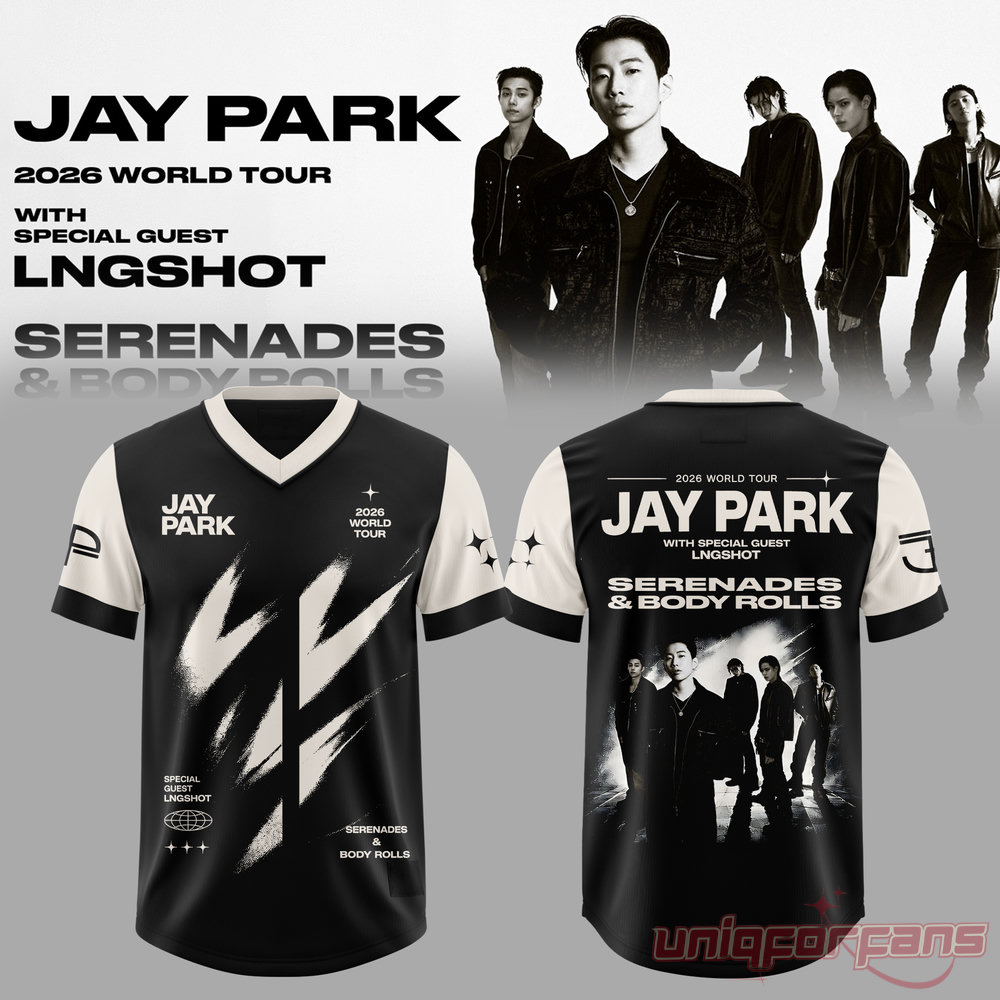 Jay Park World Tour 2026 Serenades & Body Rolls Edition Football Jersey Jay Park World Tour 2026 Serenades & Body Rolls Edition Football Jersey