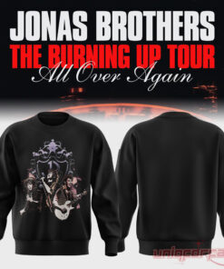 Jonas Brothers The Burning Up Tour All Over Again 2026 Edition Sweatshirt