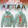 KATSEYE THE WILDWORD TOUR Exclusive Edition Hoodie, Sophia number 3 mint green custom graphic pullover back view