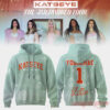 KATSEYE THE WILDWORD TOUR Exclusive Edition Hoodie, Yoonchae number 1 mint green custom graphic pullover back view
