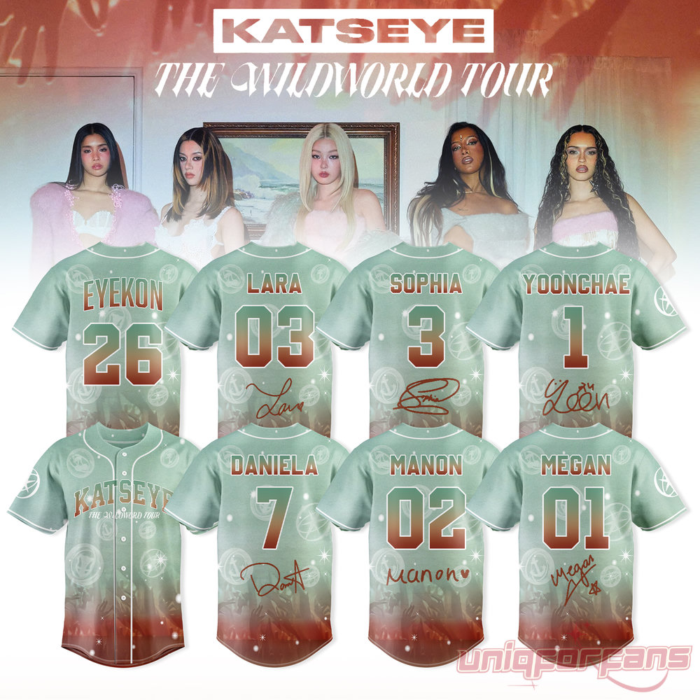 KATSEYE THE WILDWORD TOUR Exclusive Edition Jersey KATSEYE THE WILDWORD TOUR Exclusive Edition Jersey