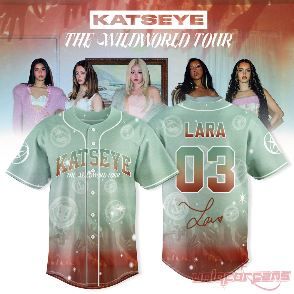 KATSEYE THE WILDWORD TOUR Exclusive Edition Jersey KATSEYE THE WILDWORD TOUR Exclusive Edition Jersey