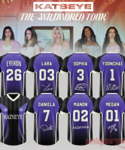 KATSEYE THE WILDWORD TOUR Football Jersey – Special Edition KATSEYE THE WILDWORD TOUR Football Jersey – Special Edition