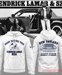 Kendrick Lamar At Gillette Stadium New England Grand National Tour Edition Hoodie Kendrick Lamar At Gillette Stadium New England Grand National Tour Edition Hoodie