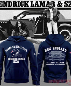 Kendrick Lamar At Gillette Stadium New England Grand National Tour Edition Hoodie