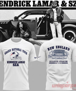 Kendrick Lamar Grand National Tour x SZA At New England Gillette Stadium T-Shirt Kendrick Lamar Grand National Tour x SZA At New England Gillette Stadium T-Shirt