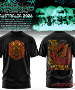 King Gizzard & The Lizard Wizard Collection Tee Australia Tour 2026