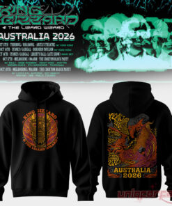 King Gizzard & The Lizard Wizard Tour in Australia 2026 Hoodie Collection
