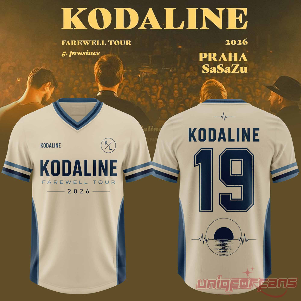 Kodaline Farewell Tour 2026 19 Years Anniversary Edition Football Jersey Kodaline Farewell Tour 2026 19 Years Anniversary Edition Football Jersey