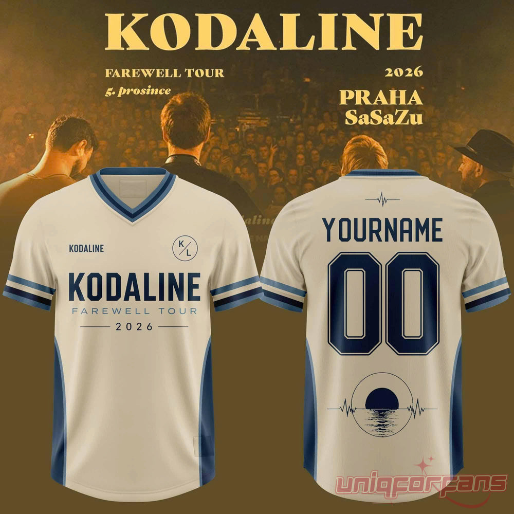 Kodaline Farewell Tour 2026 Custom 19 Years Anniversary Football Jersey Kodaline Farewell Tour 2026 Custom 19 Years Anniversary Football Jersey