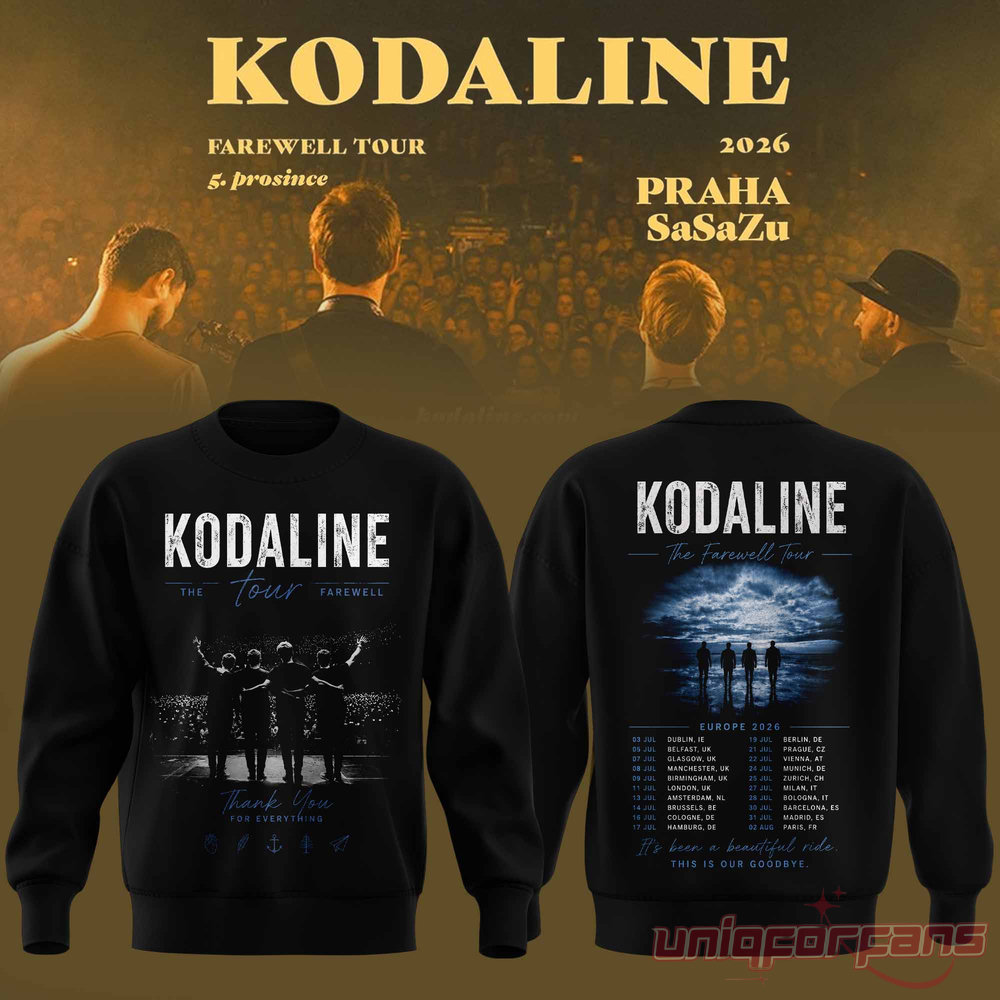 Kodaline Farewell Tour 2026 Vintage Washed Edition Sweater Kodaline Farewell Tour 2026 Vintage Washed Edition Sweater