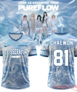 LE SSERAFIM “PUREFLOW” Tour 2026 Edition Signature Football Jersey