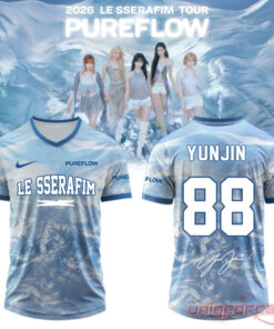 LE SSERAFIM “PUREFLOW” Tour 2026 Edition Signature Football Jersey