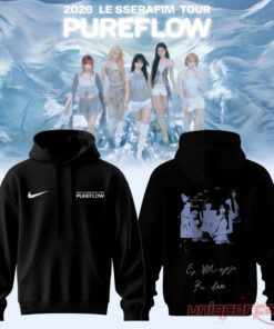 LE SSERAFIM “PUREFLOW” Tour 2026 Edition Signature Hoodie LE SSERAFIM “PUREFLOW” Tour 2026 Edition Signature Hoodie