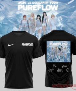 LE SSERAFIM “PUREFLOW” Tour 2026 Edition Signature Shirt - Uniqforfans