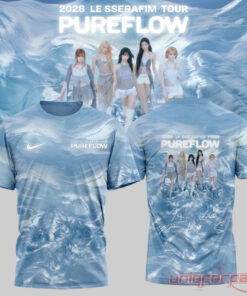 LE SSERAFIM “PUREFLOW” Tour 2026 Edition Signature Shirt - Uniqforfans