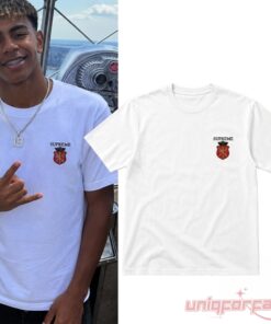 Lamine Yamal Supreme Crest Logo Shirt – Collectible Idea For Soccer Fan