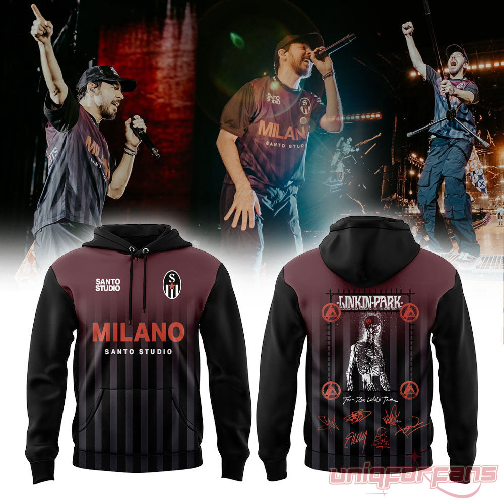 Linkin Park World Tour Concert In Madrid Edition Hoodie Linkin Park World Tour Concert In Madrid Edition Hoodie