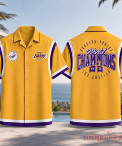 Los Angeles Dodgers Lakers World Champions 2026 Giveaway Hawaiian Shirt