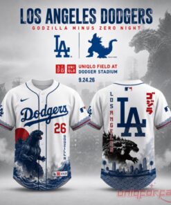 Los Angeles Dodgers x Godzilla Minus Zero Night 2026 Edition Jersey