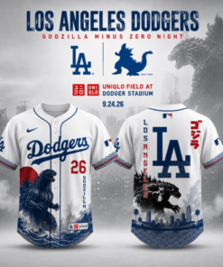 Los Angeles Dodgers x Godzilla Minus Zero Night 2026 Edition Jersey