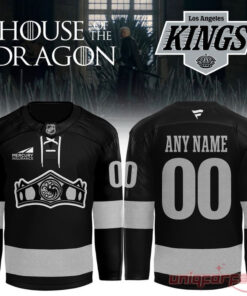 Los Angeles Kings × House of the Dragon The Rightful Queen Black Edition Jersey