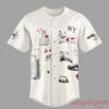 Louis Tomlinson New York Special Jersey front view with vintage sketch artwork, Statue of Liberty, and NY red accent graphics