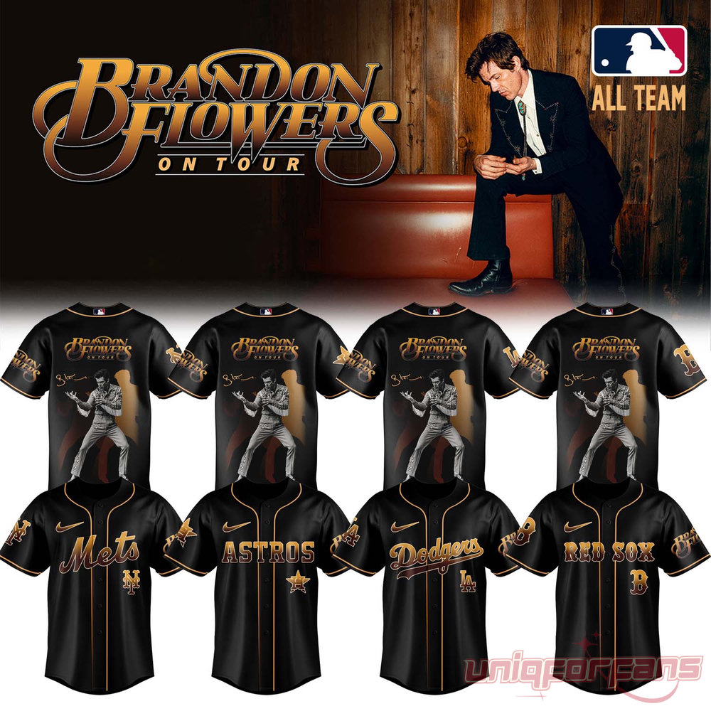 MLB Team x Brandon Flowers On Tour 2026 Limited Signature Edition Jersey MLB Team x Brandon Flowers On Tour 2026 Limited Signature Edition Jersey